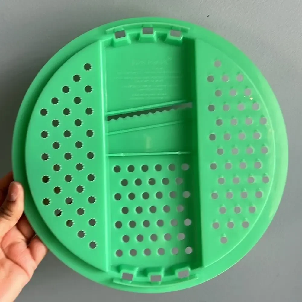 Tupperware | Vintage American Made Green Jadeite Colander and Grater Set